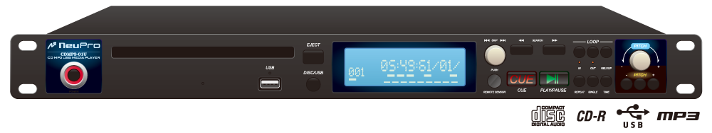 1Uサイズのメディアプレーヤー CDMP3-01Uの取り扱い開始 | イー